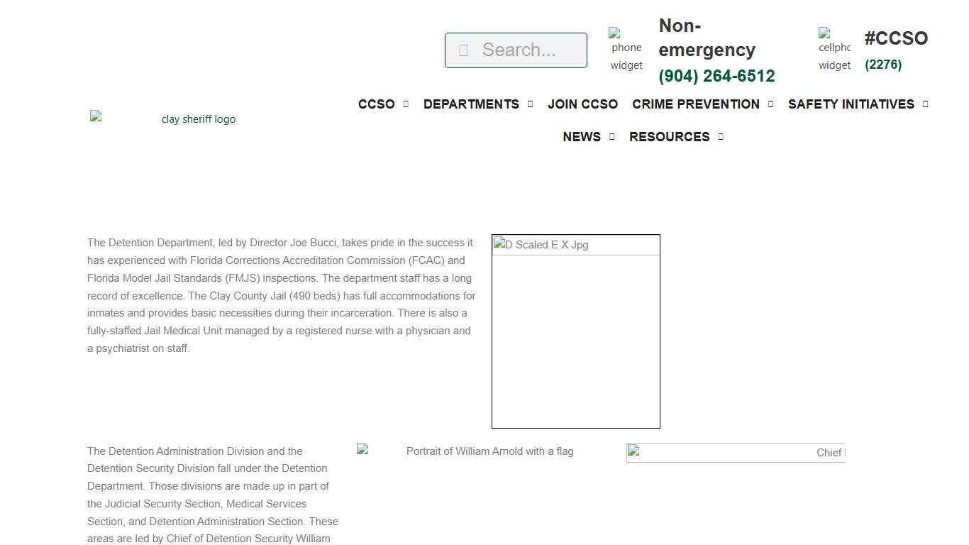 Detention/Jail Clay County Sheriff’s Office